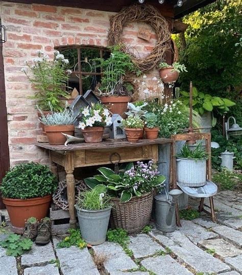 Pin By Janine Demorest Ransom On Gardening Vignettes In Rustic