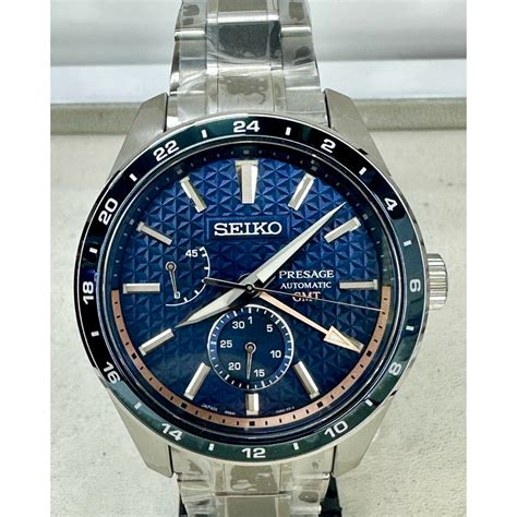 Seiko Presage Gmt Sharp Edged Series รุ่น Spb217j1spb217jspb217