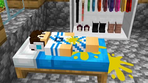 Gahmarin Fez Xixi Na Cama No Minecraft Youtube