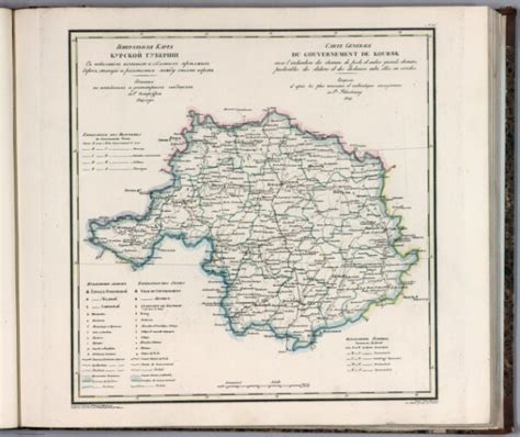 Generalnaia karta Kurskoi gubernii = Carte generale du gouvernement de ...