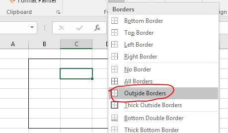 How To Apply Borders In Excel