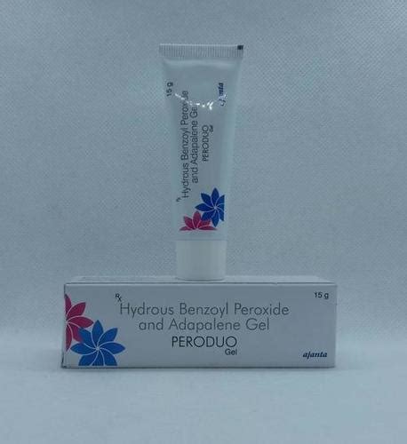 Peroduo Gel Adapalene Benzoyl Peroxide Application External Use Only