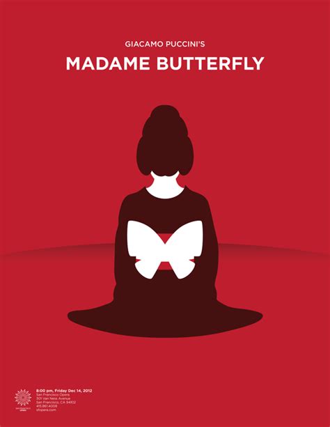 Madame Butterfly By Giacomo Puccini On Behance Cabaret Musical Musical