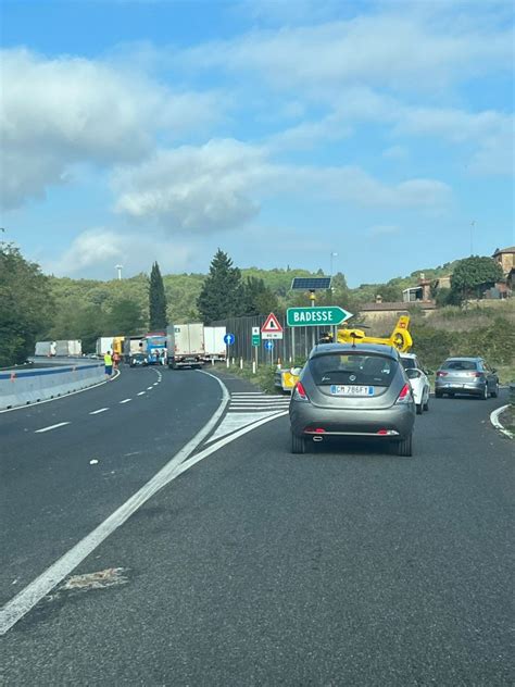 Incidente All Uscita Badesse In Direzione Firenze Necessario L