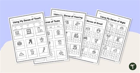 Senses Activity Sheets Teach Starter