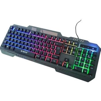 Teclado Gamer Semi Mecânico Led Rgb Abnt2 Usb Pc e Games B Max Kit