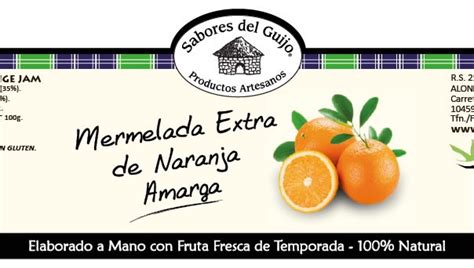 Sabores Del Guijo Mermelada De Naranja Amarga