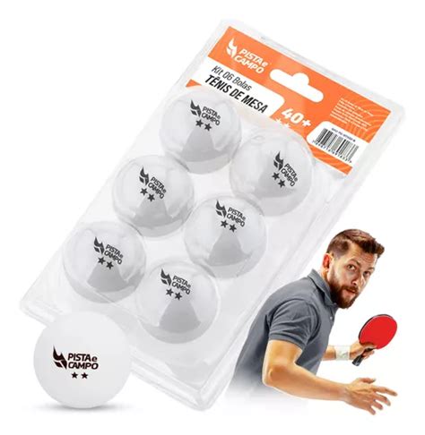 Kit Bolinhas Ping Pong T Nis De Mesa Estrelas Cor Branco Mercadolivre