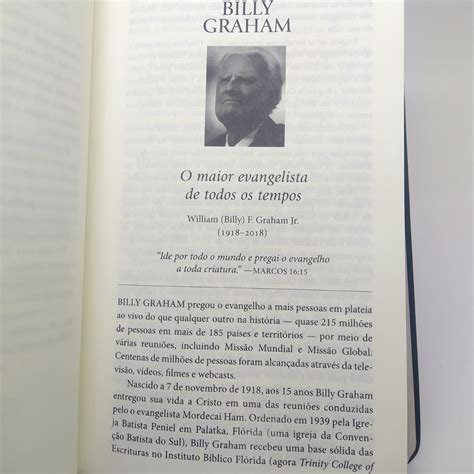 Devocional Dia a Dia Billy Graham 366 Meditações Diárias Capa Luxo