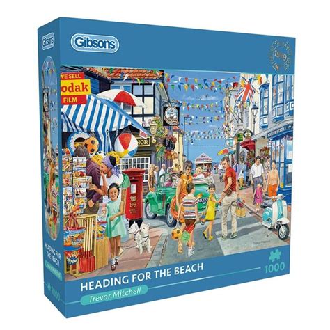 New Heading For The Beach Gibsons 1000 Piece Jigsaw Puzzle