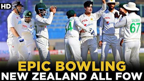 Epic Bowling By Pakistan New Zealand Fow Pakistan Vs New Zealand