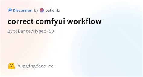 Bytedance Hyper Sd Correct Comfyui Workflow