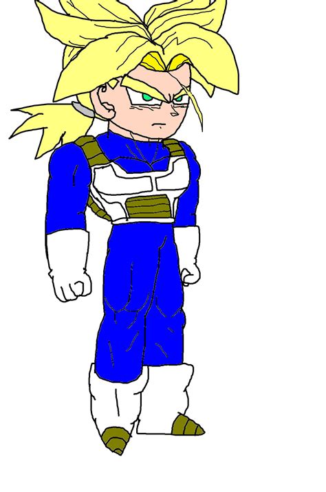 Future Trunks long hair Super Saiyan Bulma Armor by Vegetaovr9000 on ...