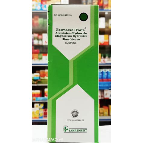 Jual Farmacrol Forte 𝐒𝐢𝐫𝐮𝐩 𝟐𝟎𝟎𝐌𝐋 Obat Maag dan Asam Lambung Shopee