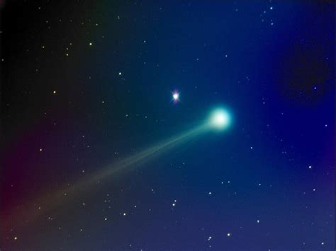 A Green Comet That Takes About 50 000 Years To Complete Its Orbit