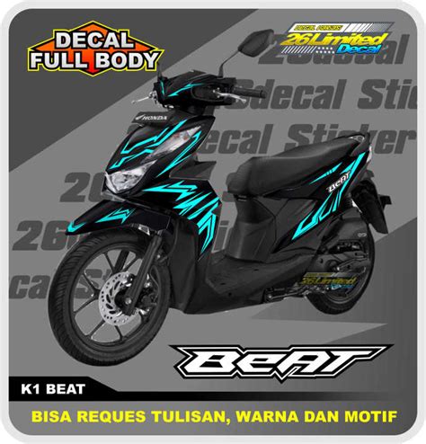 Sticker Motor Full Body Honda Beat Deluxe Beat Street Decal Stiker Beat