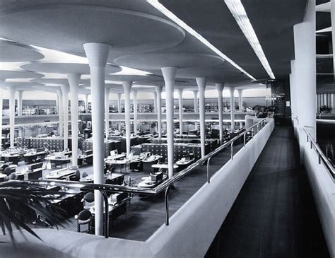 Johnson Wax Building Great Workroom Frank Lloyd Wright Imagenes De