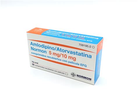 Amlodipino Atorvastatina Normon Efg 5 Mg 10 Mg 28 Comprimidos