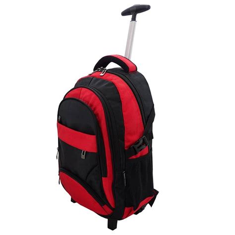 Mochila Backpack Ruedas Escuela Oficina Resistente Alm