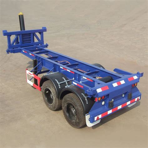 Axle Ft Container Skeleton Semi Truck Trailers For Sale China