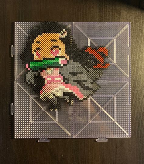 Demon Slayer Nezuko Perler Bead Pattern Perler Bead Patterns Anime