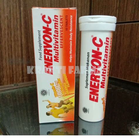 Jual Enervon C Multivitamin Effervescent Tablet Shopee Indonesia