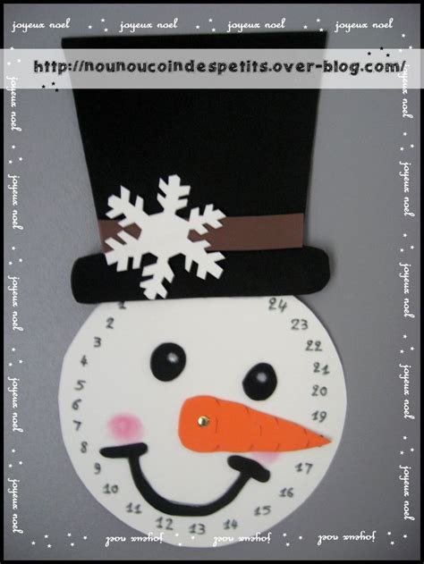 Tic Tac Tic Tac Voici Un Calendrier De L Avent Bonhomme De Neige Artofit