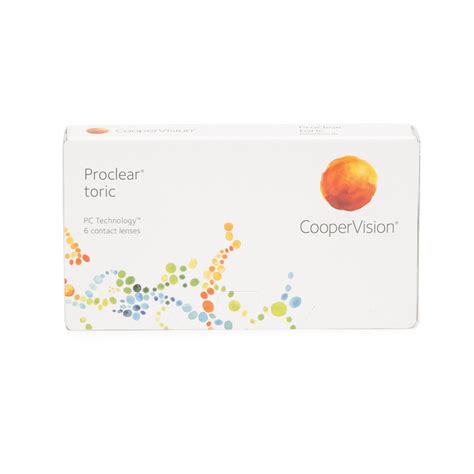 Proclear Toric 6 Pack Contact Lenses