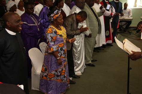 Nigerian Prays At The Nigerian Consulate General South Africa