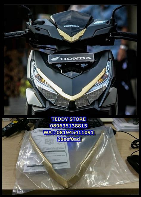 Jual Aksesoris Garnish Headlamp Headlight New Honda Vario 125 150 ESP