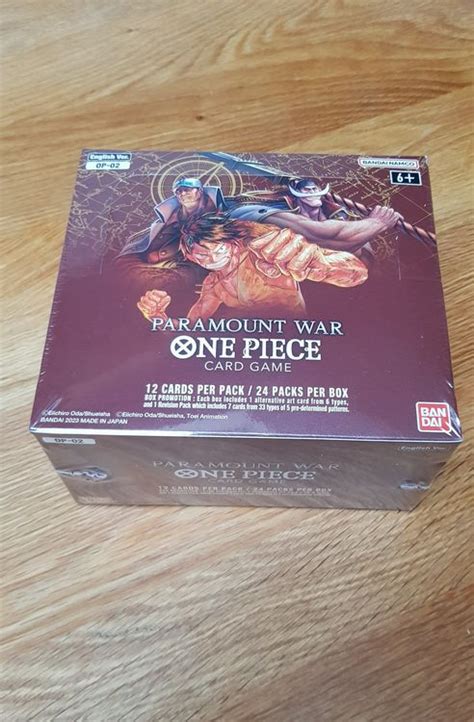 One Piece OP 02 Paramount War Booster Display EN Kaufen Auf Ricardo