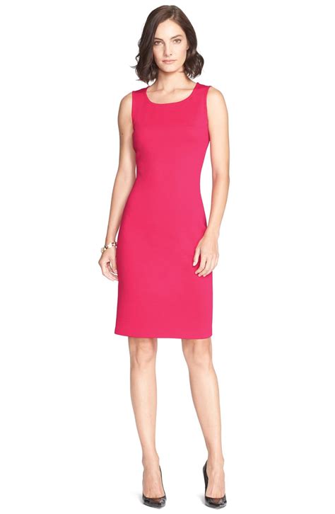 St John Collection Sleeveless Milano Knit Sheath Dress Nordstrom