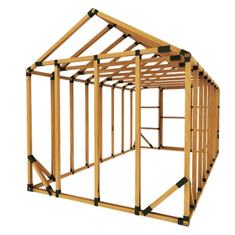 8x16 Standard Storage Shed Kit E Z Frame Structures