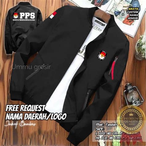 Jual Jaket Pps Panitia Pemungutan Suara Free Request Nama Daerah Desa