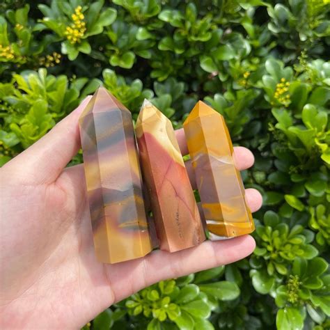 Natural Mookaite Tower Mookaite Jasper Point Gemstone Point Etsy In