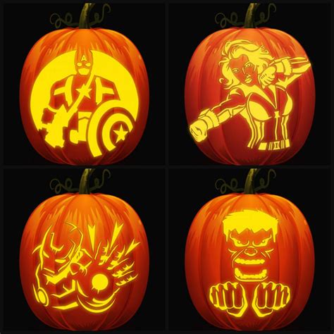 Avengers Pumpkin Carving