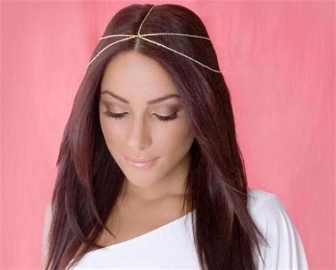 Gold Or Silver Plated Twisted 2 Tier Chain Headpiece Etsy Chain