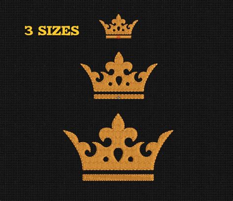 Machine Embroidery Design Crown Embroidery Designs Crown Pattern