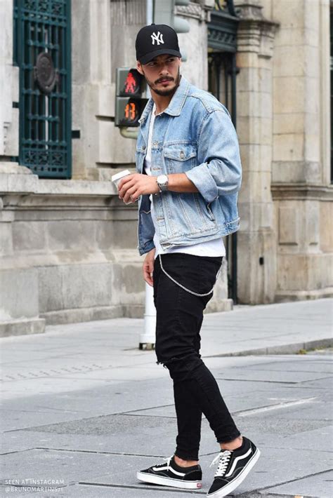 Streetstyle M Nneroutfit Im Denim Look Moda Masculina Casual Roupas