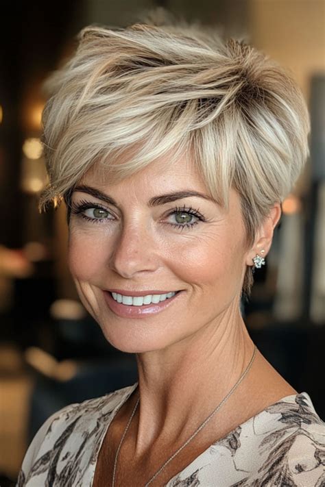 35 Easy Wash And Wear Haircuts For Women 50 Blonde Pixie With