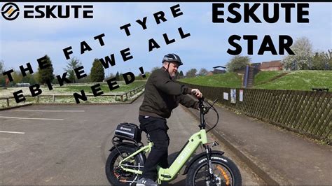 Eskute Star Fat Tyre E Bike The Step Through Folding E Bike You Will