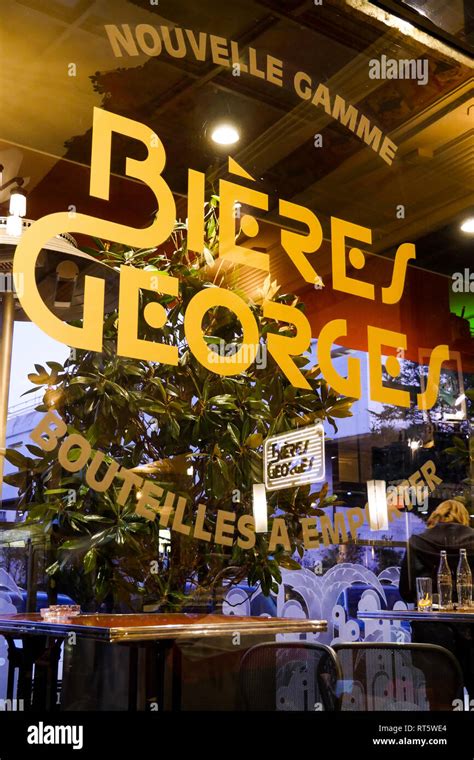 Brasserie Georges Renowned Brewery Of Lyon Rhone France Stock Photo