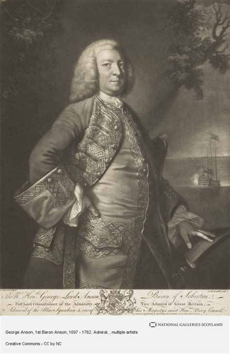 George Anson, 1st Baron Anson, 1697 - 1762. Admiral | National Galleries of Scotland