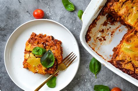 Vegane Lasagne Mit Roten Linsen Jetzt Nachkochen