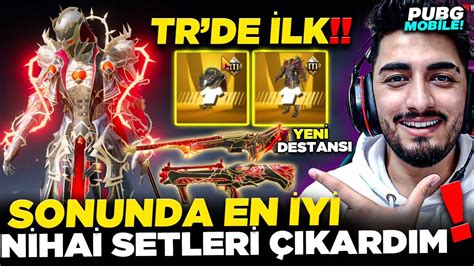 DÜNYADA İLK YENİ NİHAİ DESTANSI SETİ İLK BEN ÇIKARDIM PUBG