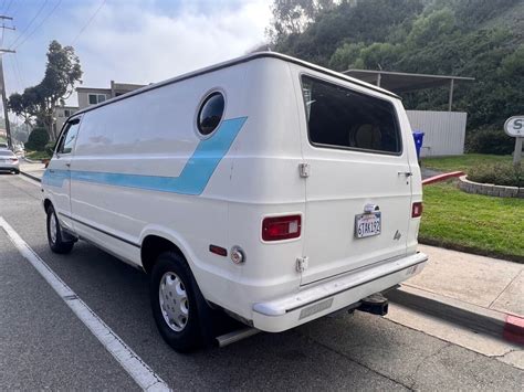 1978 Dodge Custom Van White Rwd Automatic B200 Tradesman For Sale