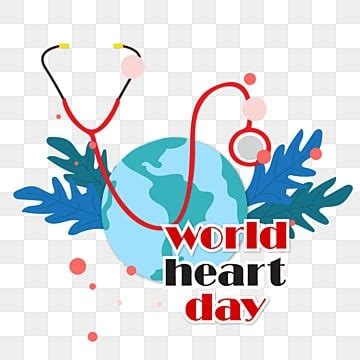 World Heart Day Vector Hd PNG Images Red Love Heart Heartbeat World