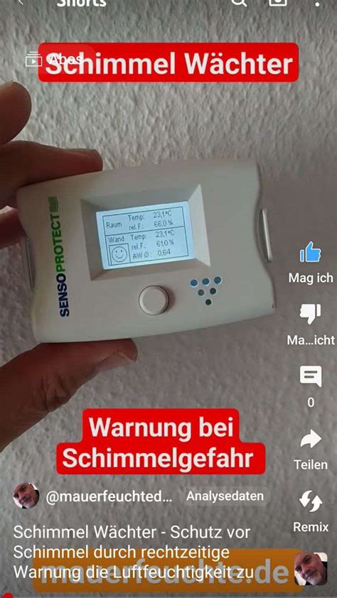 Neu 3 Gute Hygrometer Zum Echten Schimmelschutz