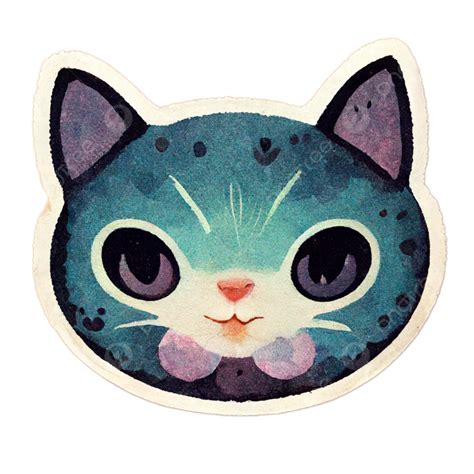 Cute Pussy Cat Sticker Pussy Cat Sticker Cat PNG Transparent Clipart