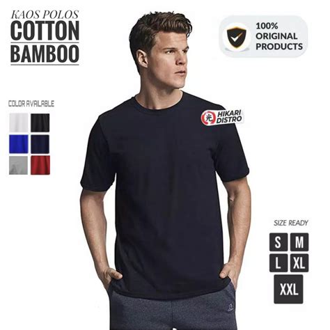 Jual Kaos Sultan Premium Kaos Polos Katun Bambu Cotton Bamboo